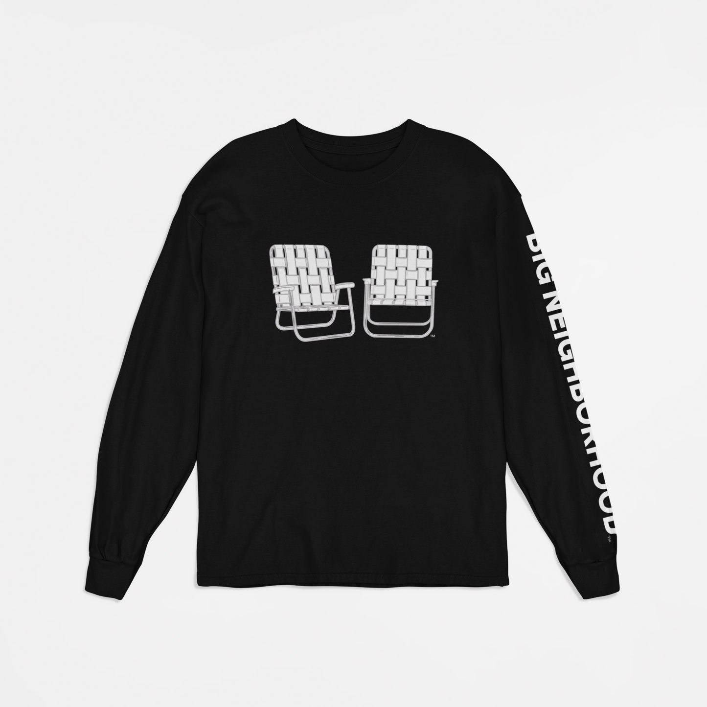 Big Chairs unisex long-sleeve t-shirt (arm type style)
