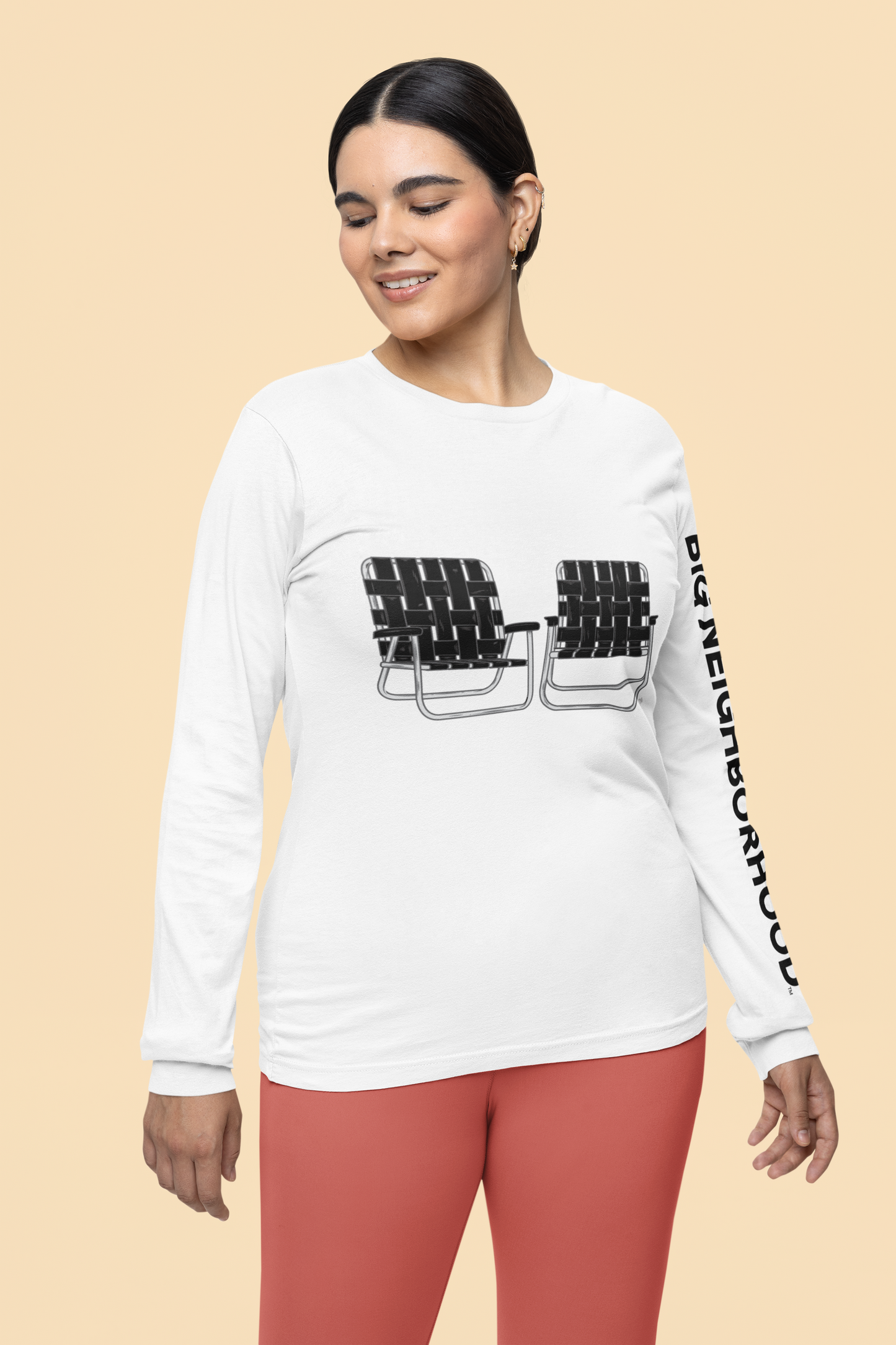 Big Chairs unisex long-sleeve t-shirt (arm type style)